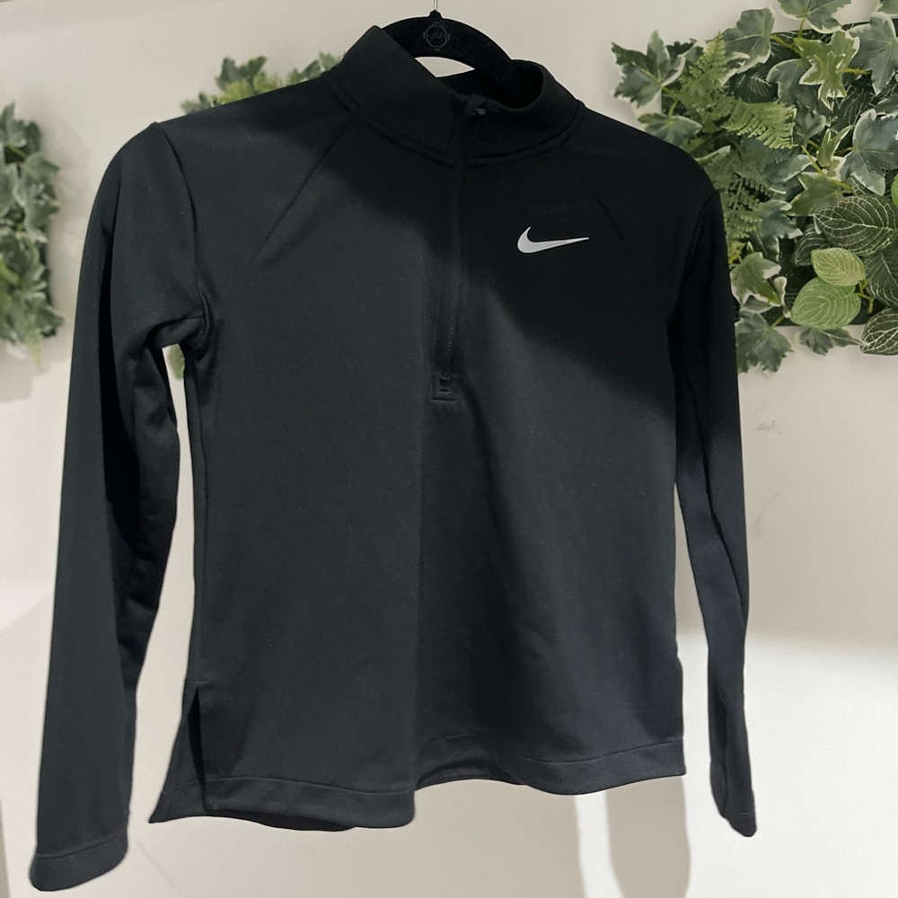 Nike zip long sleeve top